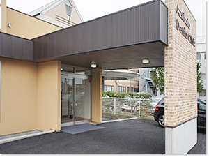 雨よけ付玄関アプローチイメージ